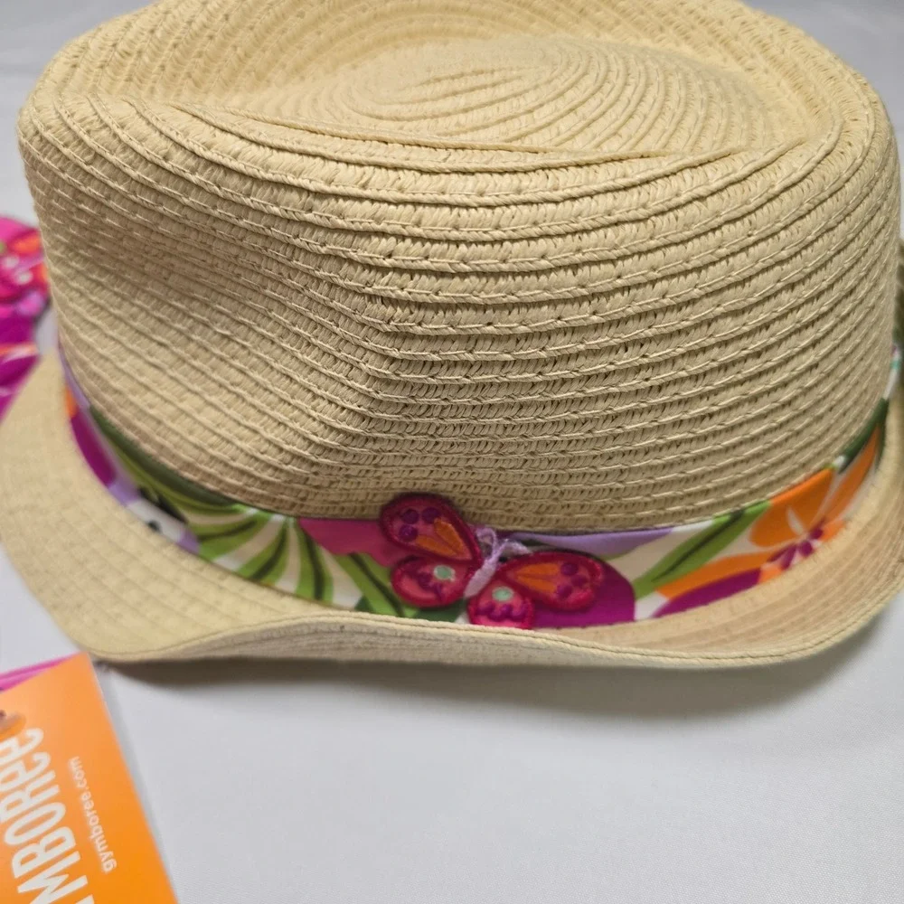 Gymboree Tropical Giraffe Dress Hat Set Girls 2T NWT Summer Vacation Outfit